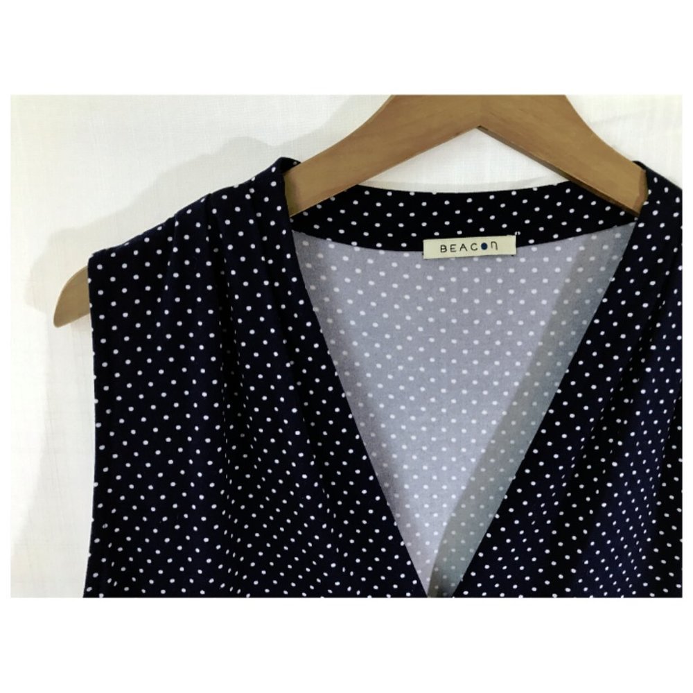 Beacon Alicia Pleat Detail Knit Top